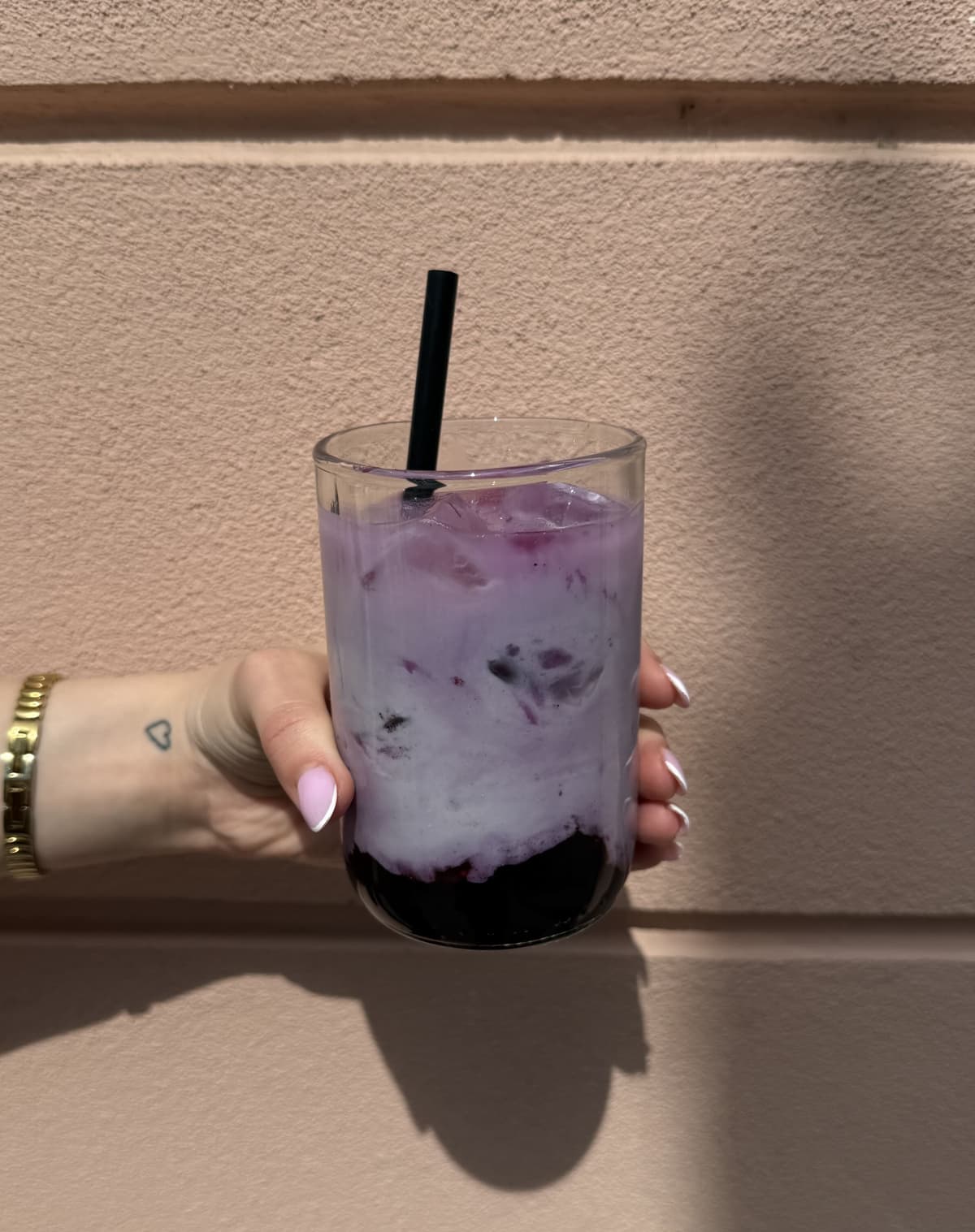Blueberry Ube Latte 