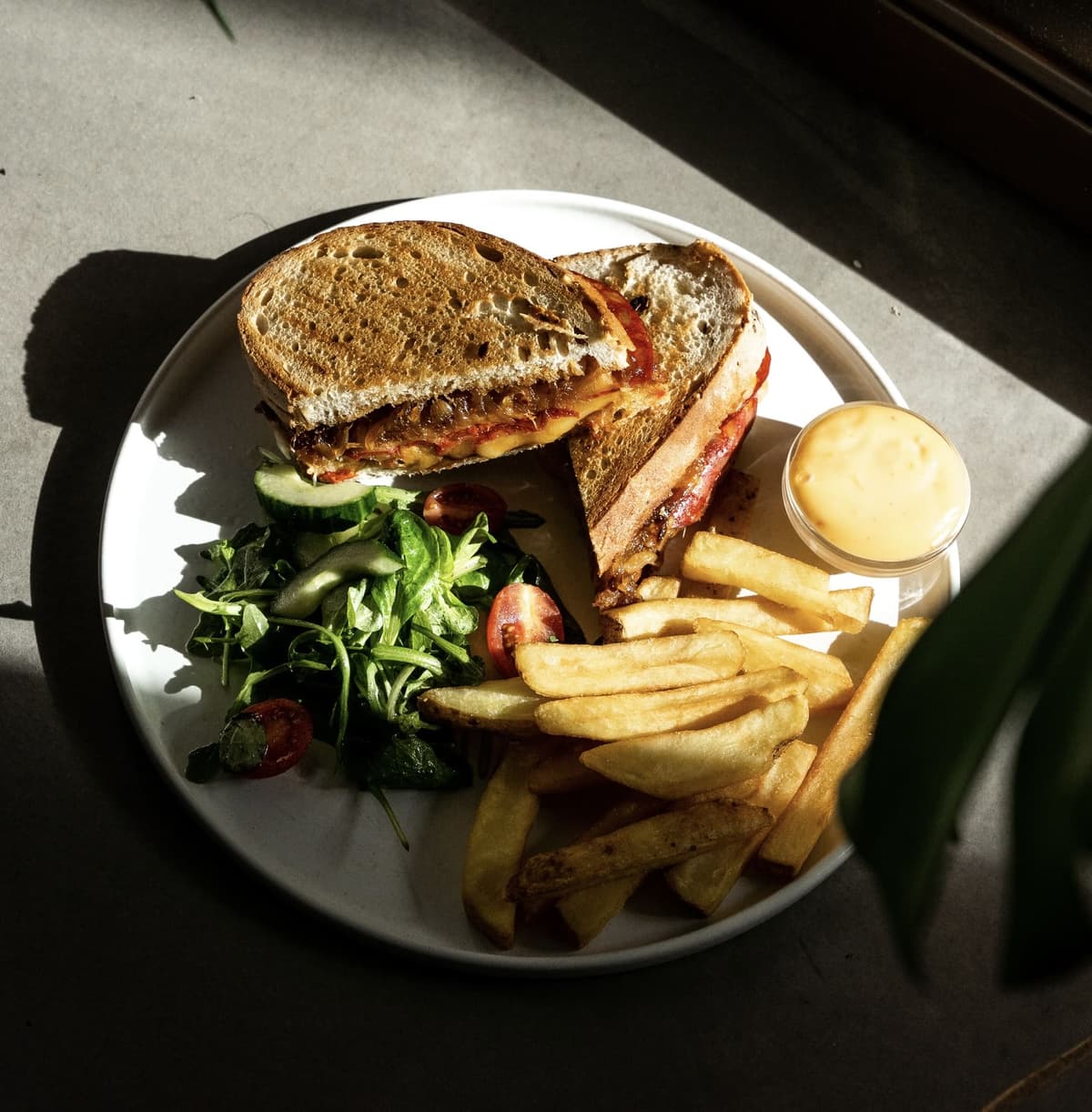 Chorizo Sandwich with Chilli Onion Chutney & Cheese