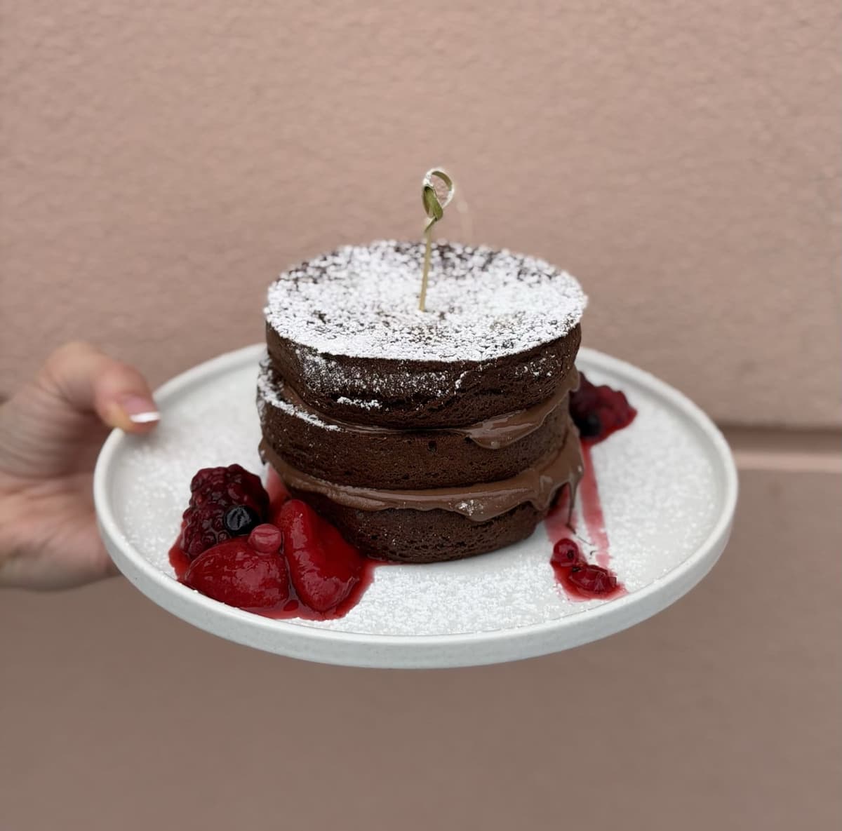 Chocolate Banana Pancakes