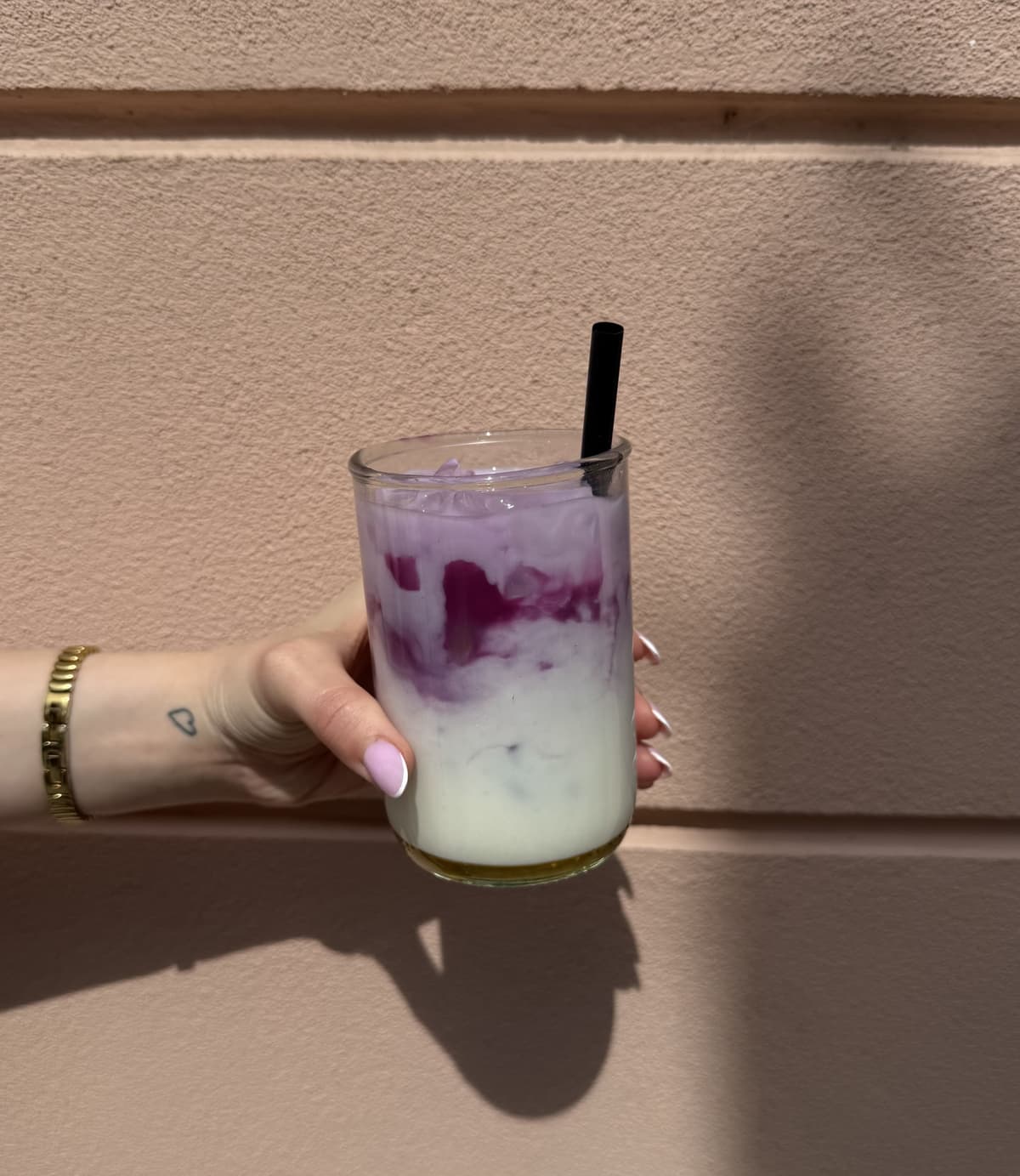 Ube latte COLD