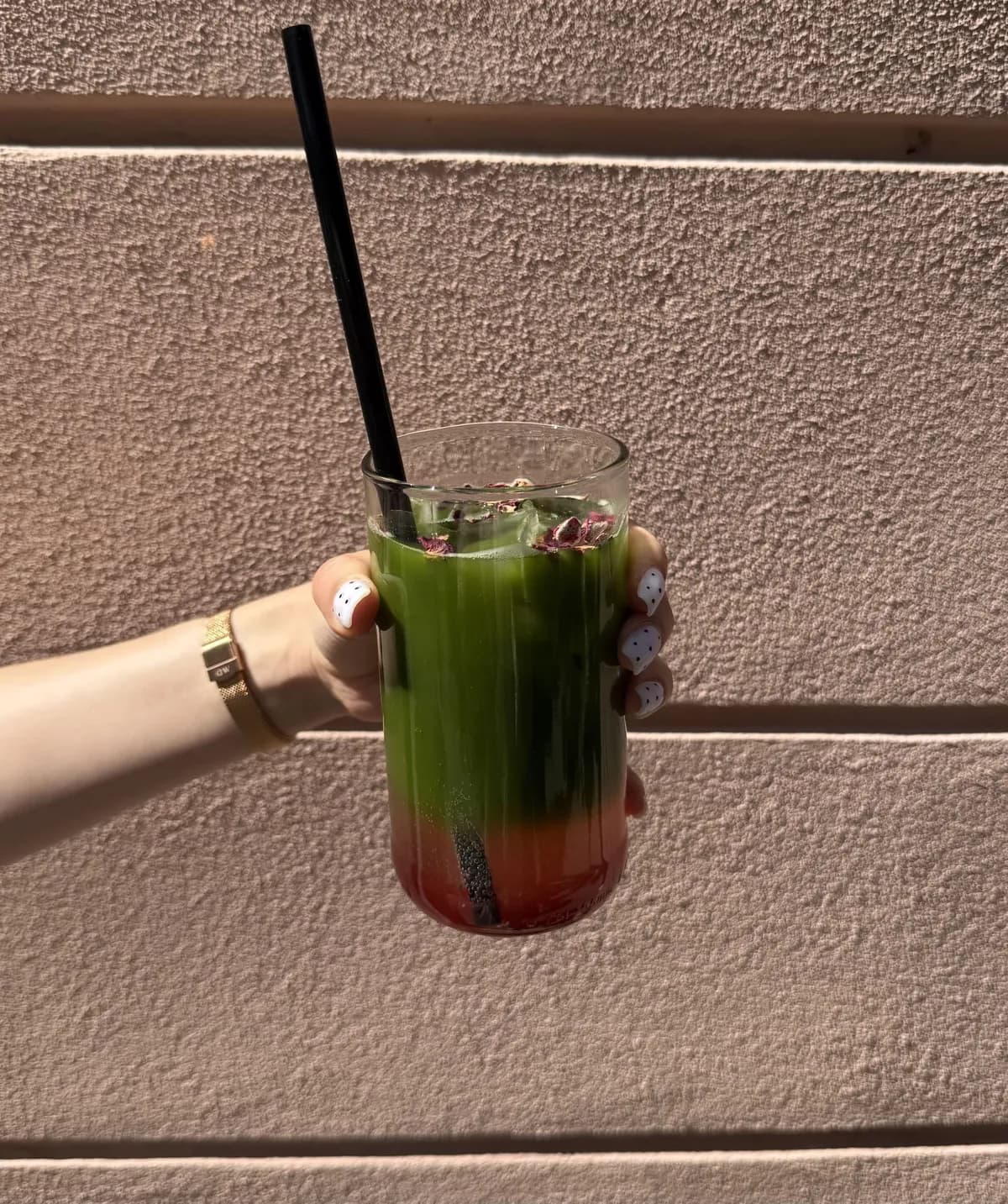 Matcha Rose Fizz
